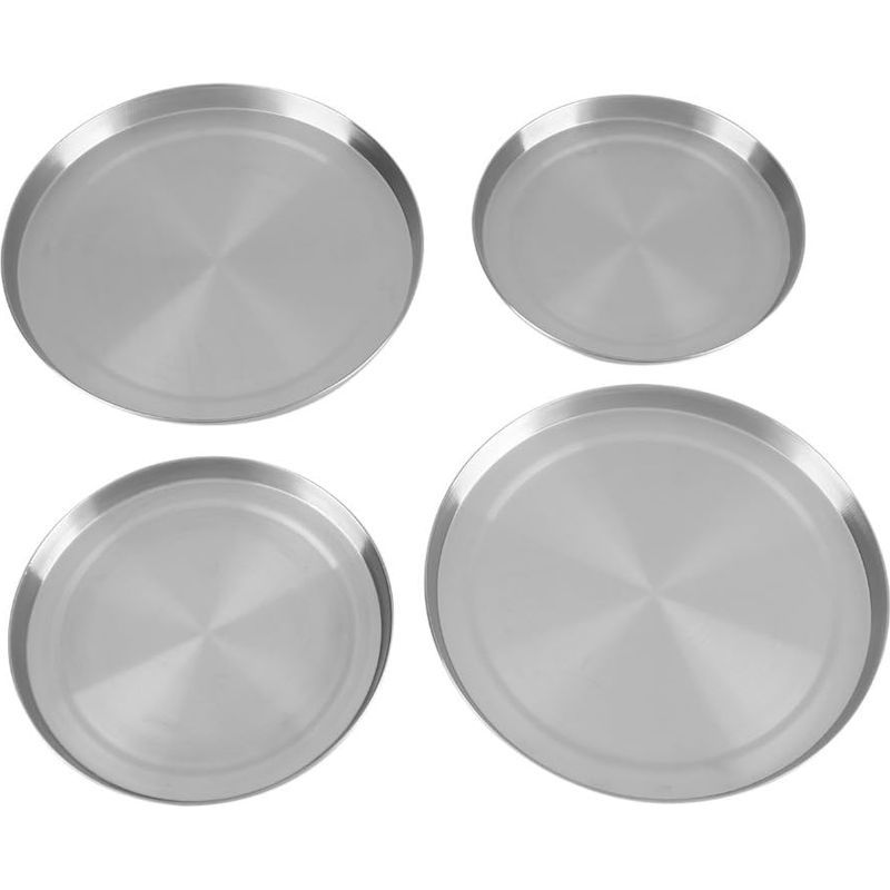 Set Mit 4 Universellen Edelstahl-schutzabdeckungen Für Kochfelder