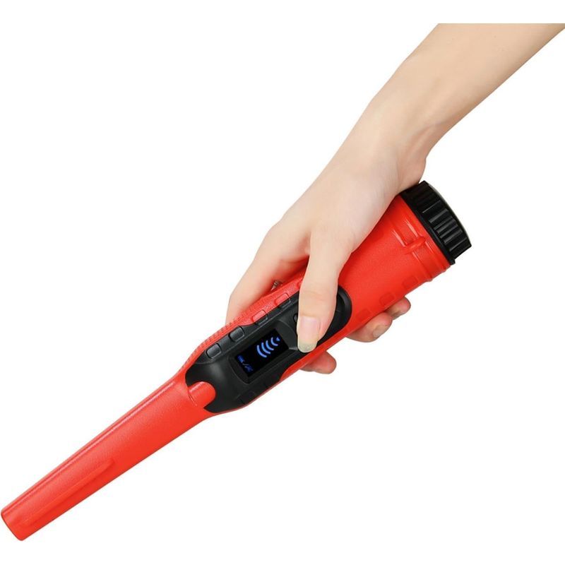 Tragbarer Metalldetektor: Schatzsuchgerät Mit Wasserdichtem Lcd-bildschirm, Led-licht, Zeiger, Vibrations- Und Schallerkennung Für Seen.