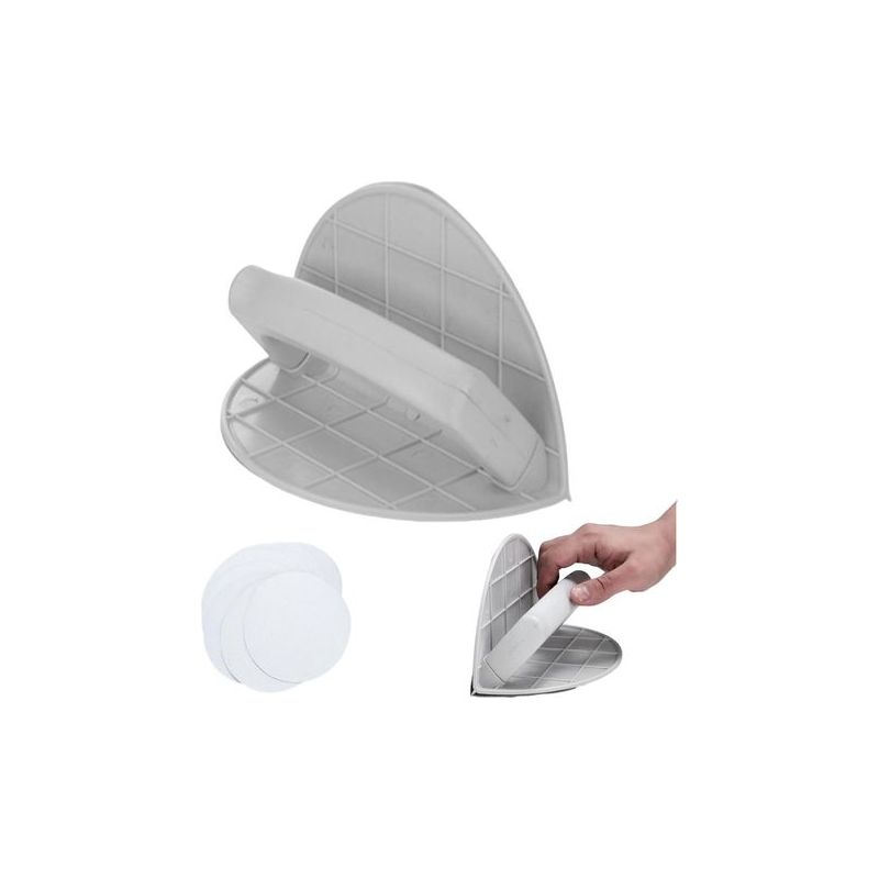 Selbstklebender, Halbkreisförmiger Eckenschleifer Mit 10 Schleifblättern, Ideal Für Enge Ecken Und Kurven, Heimwerkerprojekte, Set