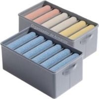 Set Mit 2 Faltbaren Aufbewahrungsboxen Für Kleidung, Jeans, T-shirts, 6-teilig