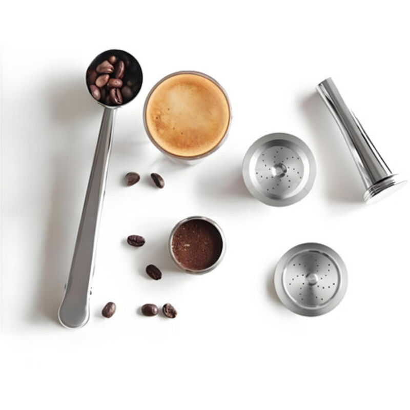Wiederbefüllbare Kaffeekapseln/filter. Aus Edelstahl, Zubehör Für Kaffeemaschinen, Leicht Zu Reinigen.