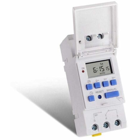 Tm615-2 Programmierbarer Timer, Zeitschalter, Energiesparmodus, Zeitsteuerung, Din-schienenmontage, 220 V Wechselstrom