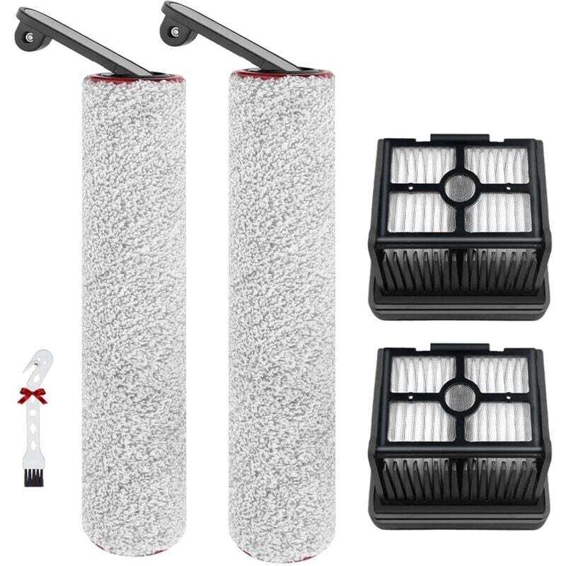 Zubehör Für Dreame H12 Pro / H12 Dual / H13 Pro Nass- Und Trockensauger: Ersatzteile, 2 Bürstenwalzen + 2 Hepa-filter + 1 Bürste