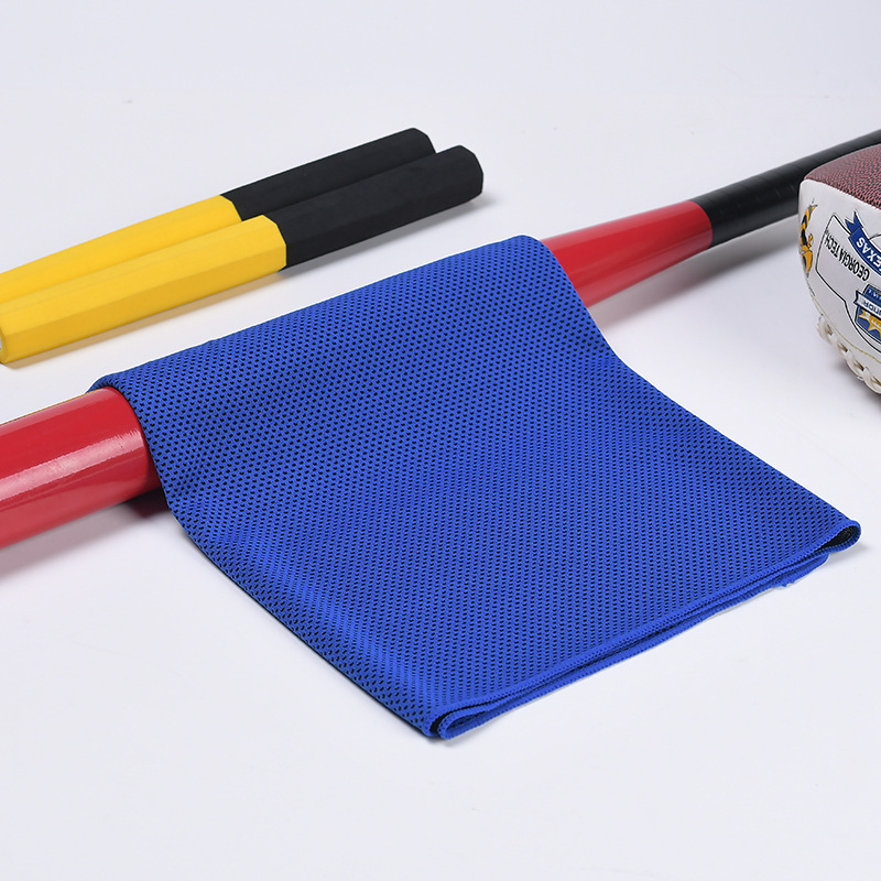 Kühltuch Für Yoga, Fitness Und Sommersport – Sofortige Frische, Atmungsaktives Eisgewebe – Zweifarbiges Königsblau 30 X 100 Cm (3er-pack)-lsw