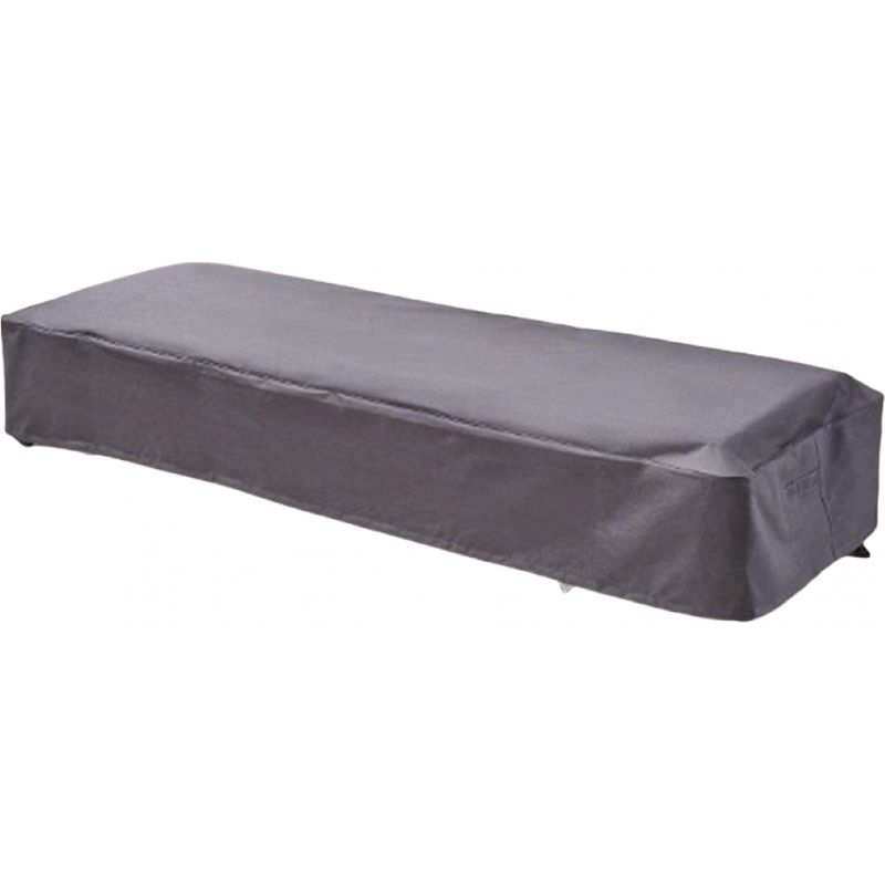 1 Wasserdichte Schutzhülle Für Outdoor-liegestühle, Grau (211x76x30cm)