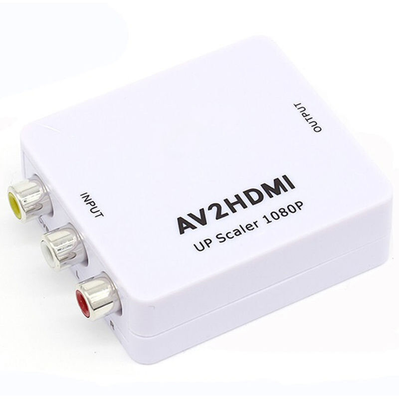 Rca Cvbs Av Zu Hdmi Audio-video-konverter-adapter Für Kamera, Dvd, Vhs, Videorecorder, Psp, Xbox, Ps2 An Neuen Monitor Oder Projektor