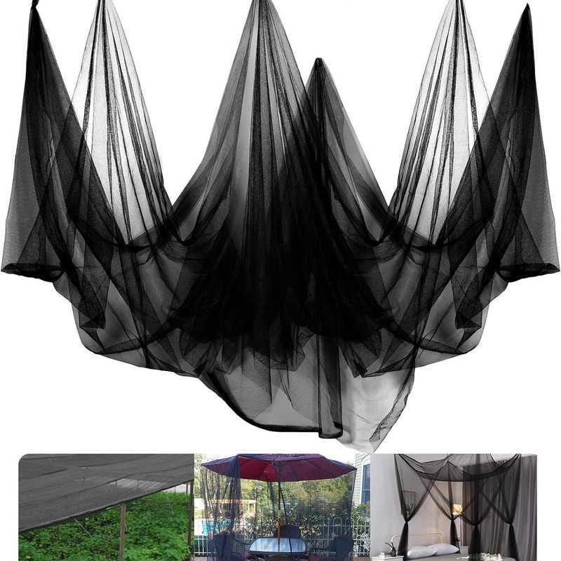 Insekten-, Mücken-, Fliegen- Und Vogelschutznetz, 3 M X 10 M, Für Den Garten (schwarz)