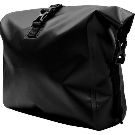 Wasserdichter Fahrradrucksack, Pvc-fahrradtasche – Schwarz