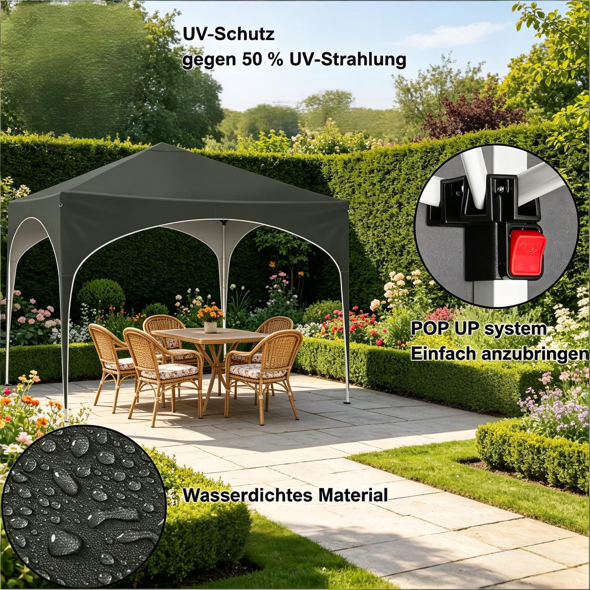 Stilvoll Gazebo Im Freien,gazebo,dachbahn Schutz Für Hinterhof,veranda Party,garten(nur Mit Gazebo)