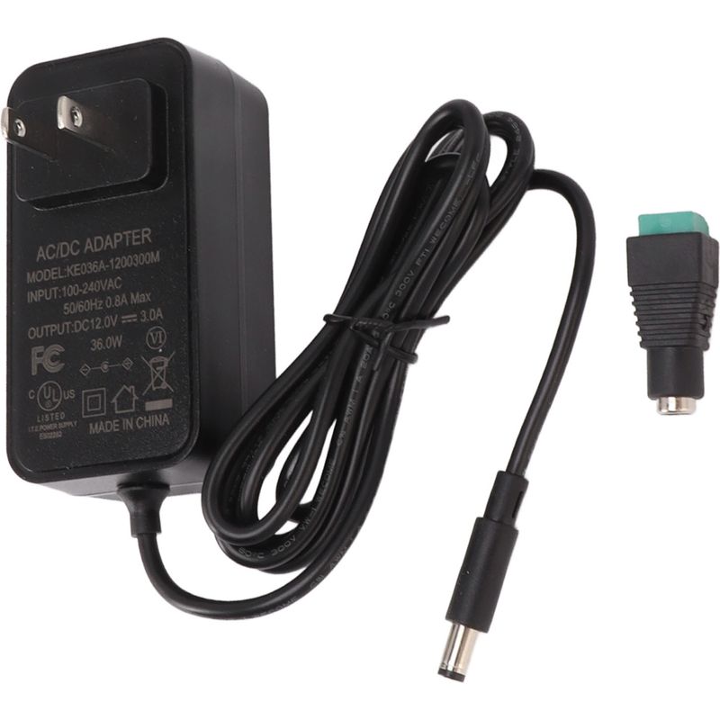 Netzteil 100–240 V Wechselstrom Auf 12 V Gleichstrom, 3 A, Mehrfachschutztransformator Für Led-streifen, Us-stecker – Kzq
