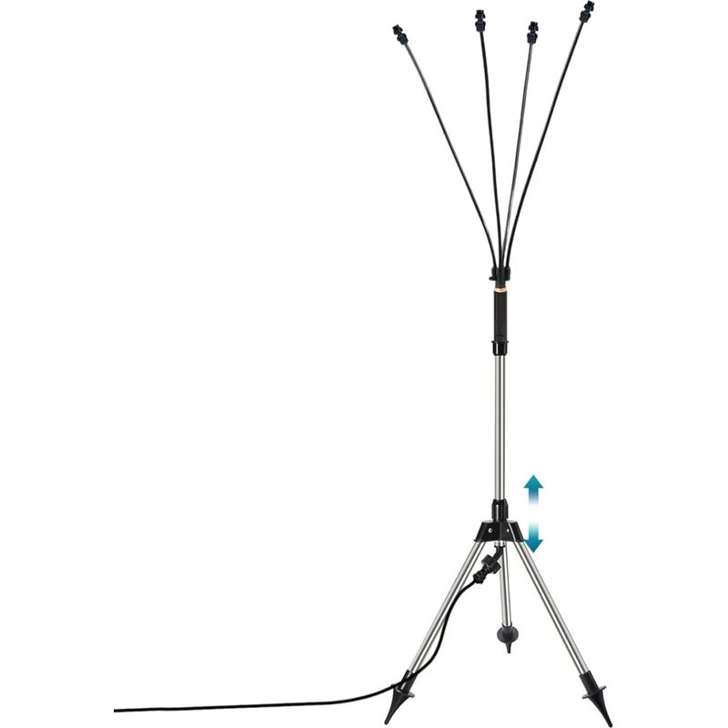 Verstellbares, Freistehendes Nebelsystem (67–116 Cm), 360°-drehung, 7,9 M Langer Flexibler Schlauch, Für Terrasse Und Garten – Kzq