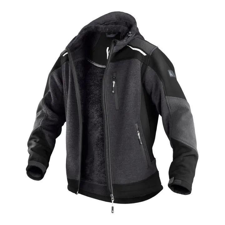 [gebraucht] B-ware Kübler Strickjacke Wetterdress Jacke 1741 Dunkelgrau Schwarz Größe Xxl Polyester