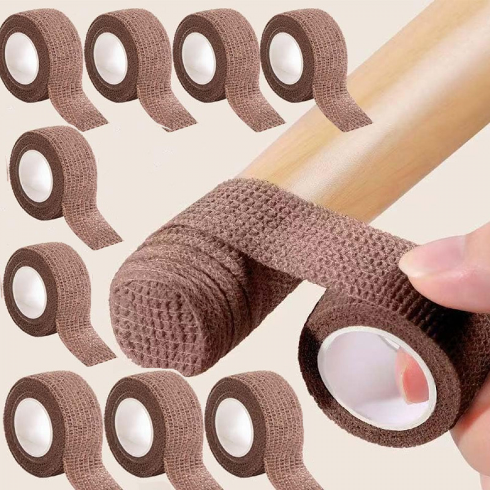 10 Rollen Selbstklebende Filzgleiter - Schutz Für Möbel, Stühle Und Böden - Kratzfest Und Geräuschdämpfend, Braun.