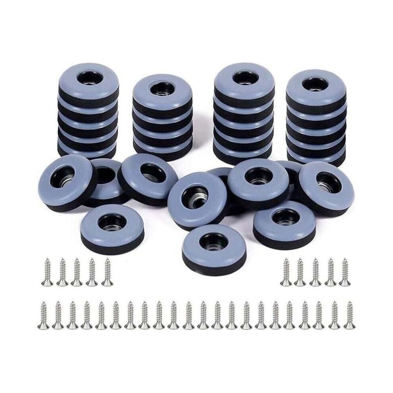 Runde Teflon-möbelgleiter (19 Mm) – 30er-packung, Bodenschutz Und Geräuschdämpfung