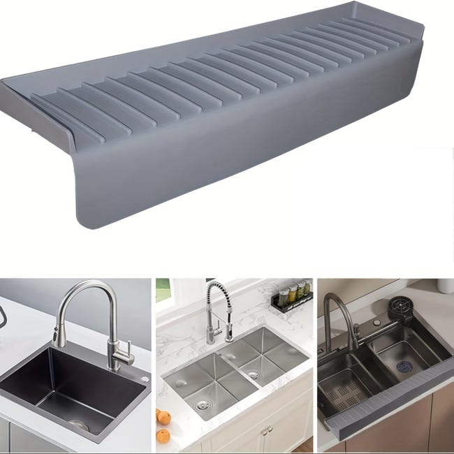 Wassersperre Für Spülbecken, 20-zoll-küchenspülenrand, Spritzschutz, Spülbeckenzubehör, Schutzabdeckung