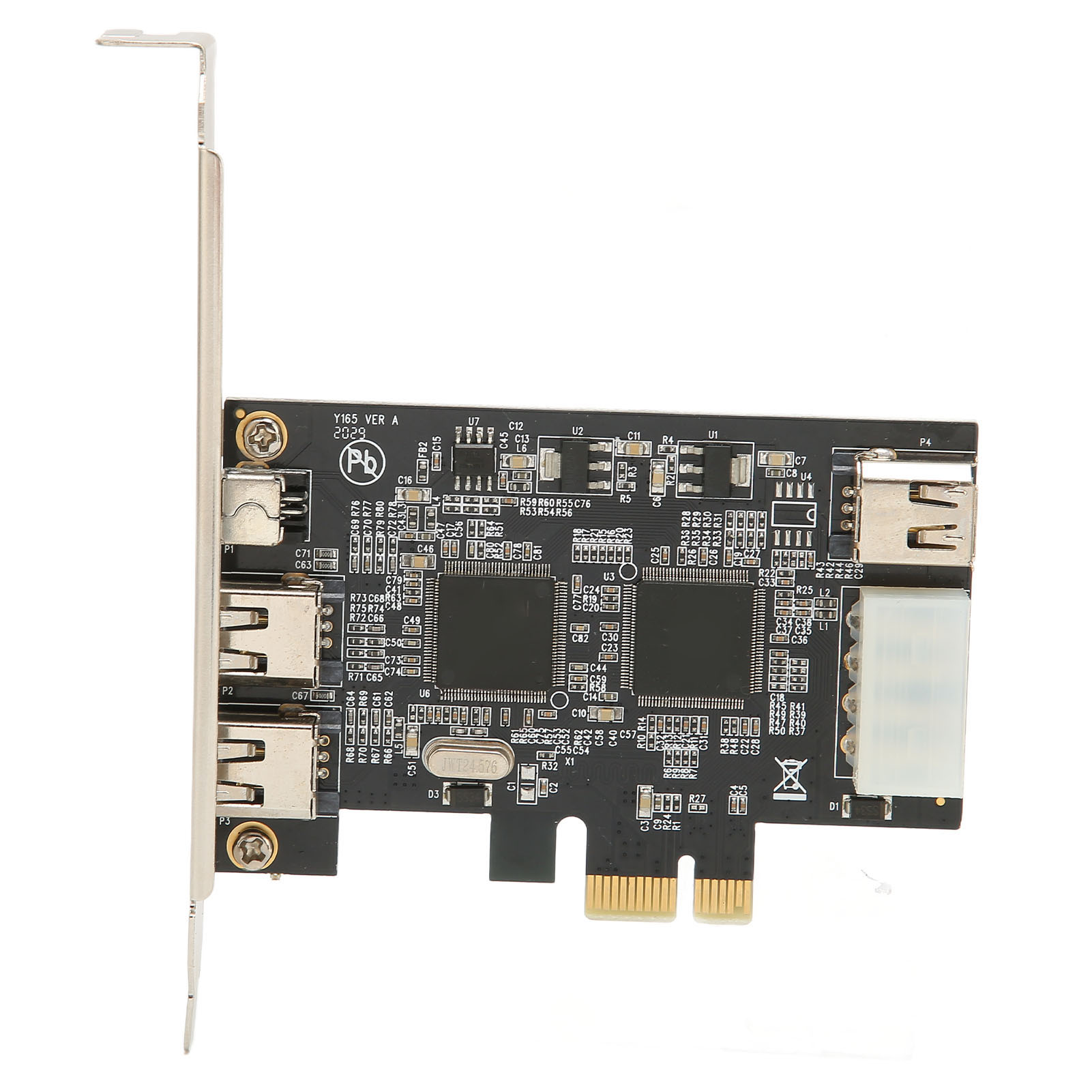 Firewire Pciex1 Auf Vier Ieee 1394a-anschlüsse Adapterkarte Für Festplatten, Digitalkameras Und Scanner