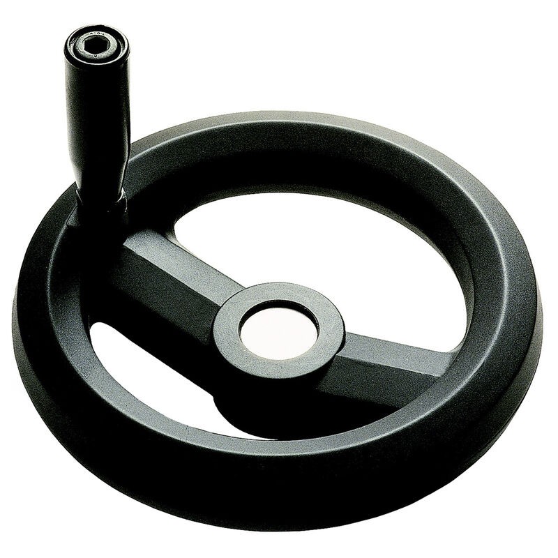 Drehbares Handrad 80 Mm, 10 Mm Montagedurchmesser Aus Technopolymer (preis Pro Stück)