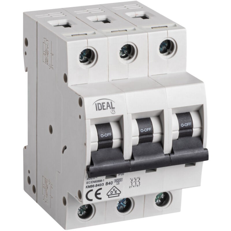Ideal Kmb6 3p B40 Leitungsschutzschalter - Ideal Kmb6 3p B40 Leitungsschutzschalter - Ideal Kmb6 3p B40 Leitungsschutzschalter