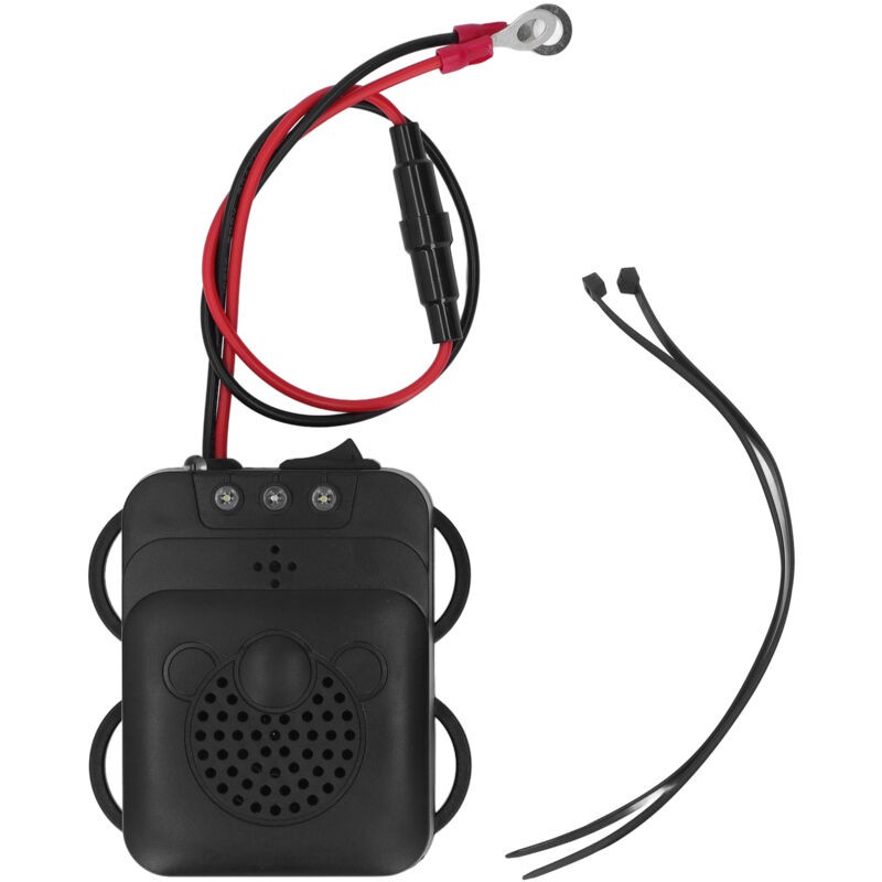 Eosnow 12v Ultraschall-mäuseabwehrgerät, Professionell, Starkes Blitzlicht, Elektronisches Mäuseabwehrgerät Für Autos