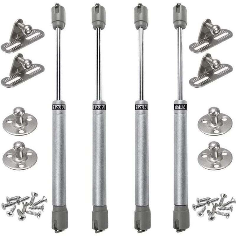 4 Stück 120n Gasfedern, Hydraulische Möbelheber, Originale Gasfeder-stoßdämpfer Für Küchenschranktüren, Pneumatischer Arm Zum Anheben Von Schranktüren.