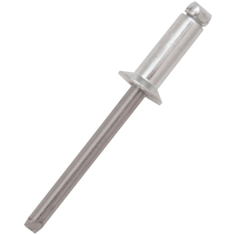 Graue Aluminiumniete, 8 Mm Lang, 2,4 Mm Durchmesser (preis Pro Beutel Mit 100 Stück)