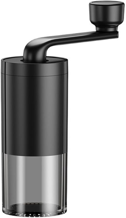 Manuelle Kaffeemühle – 1 Stück – Abs – Präzisionseinstellung – Camping, Reisen, Küche – 12,5 X 16,5 X 11 Cm – Schwarz