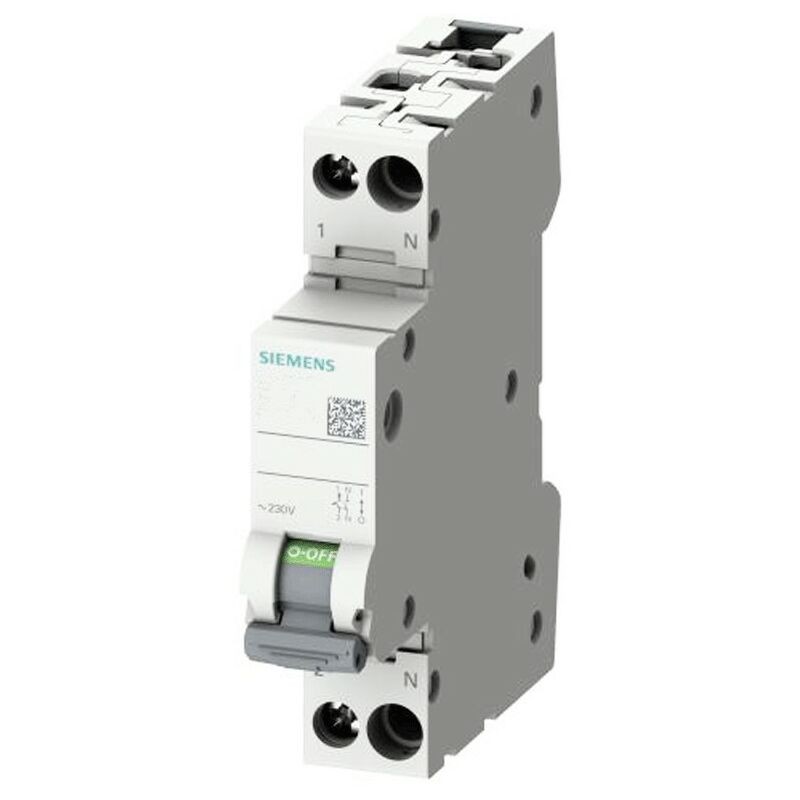 Siemens 25a 1p+n 6ka C-kurve Automatischer Magnetothermischer Leistungsschalter 1m 5sl60257