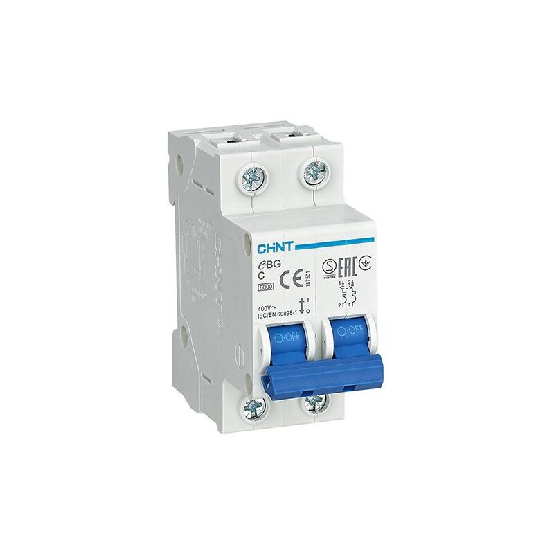 Chint Electric 6ka Ebg-2 16a 2-poliger Leitungsschutzschalter Für Wohngebäude - Chint Electric 6ka Ebg-2 16a 2-poliger Leitungsschutzschalter Für Wohngebäude