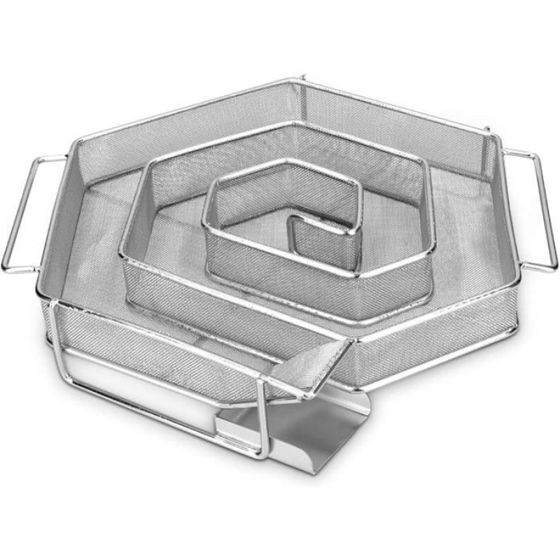 Kaltrauchgenerator – Kaltrauchgenerator 21 X 18 X 4 Cm Für Fleisch, Fisch, Lachs, Gemüse, Eier – Spiralform