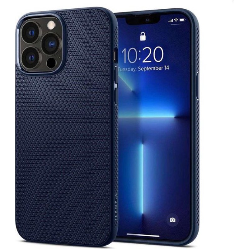 Liquid Air Tpu-hülle Mit Luftkissen Für Iphone 13 Pro Max – Blau