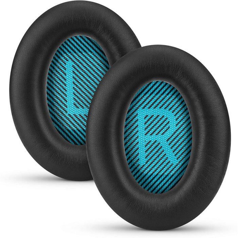 Ohrpolster Für Bose Qc15 / Qc25 / Ae2 Kopfhörer – 1 Paar, Schwarz + Blau