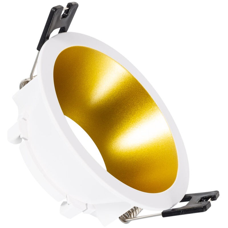 Konischer Downlight-flansch Für Gu10/gu5.3-led-lampen, 75 Mm Ausschnittdurchmesser, Gold