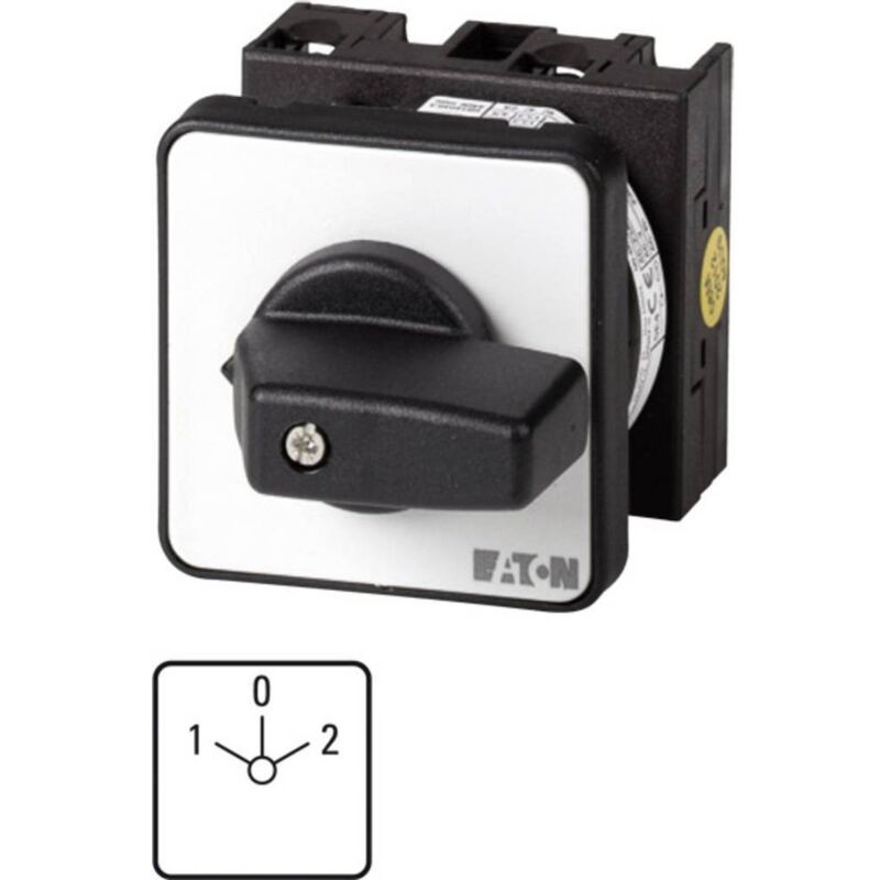 Eaton T0-3-8401/e Nockenschalter 20 A 690 V 2 X 30° Grau, Schwarz 1 Stück D72557