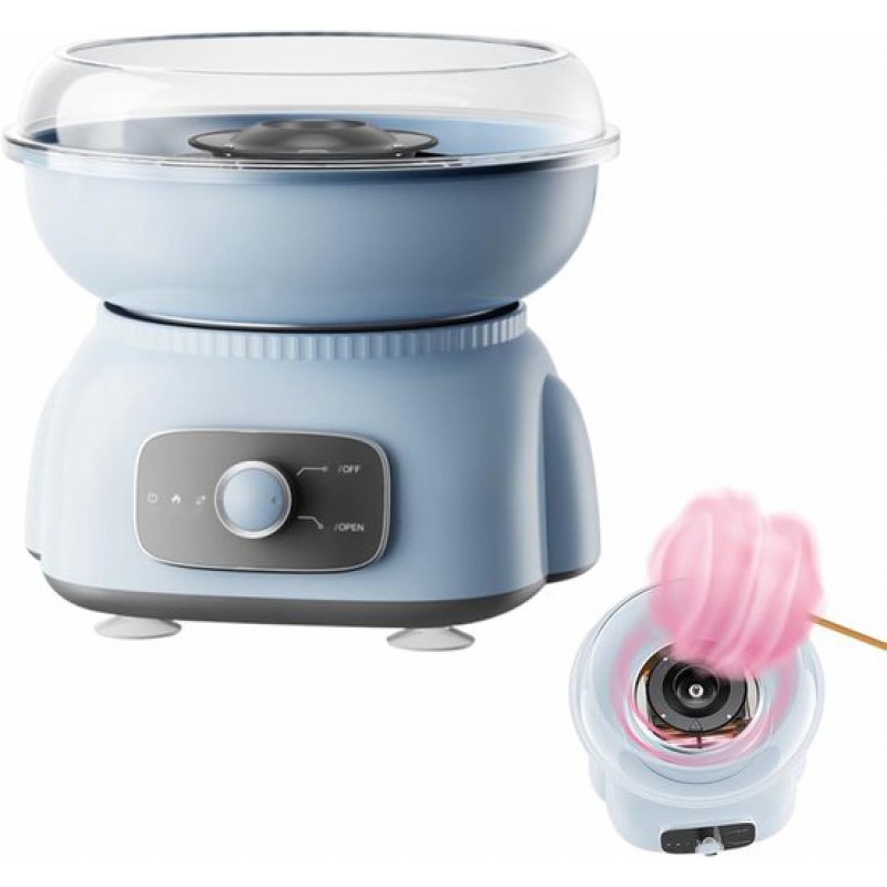 Mini-zuckerwattemaschine Für Zuhause – Elektrische Zuckerwattemaschine Für Kinder – Hellblau
