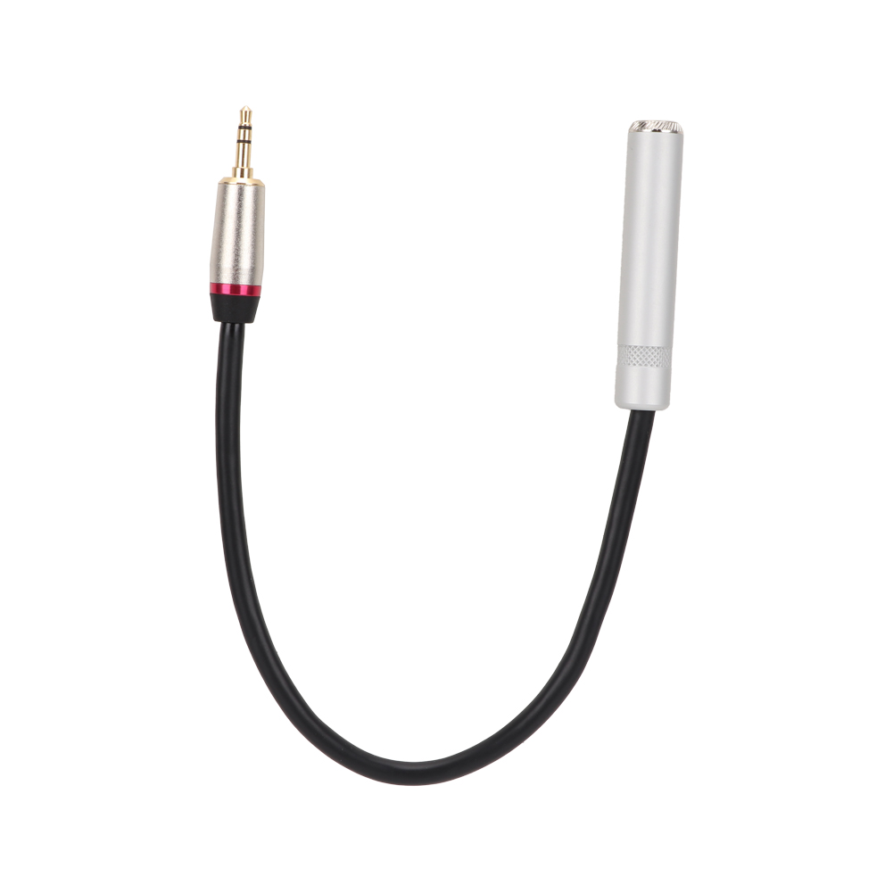 Professionelles 3,5-mm-klinkenstecker-auf-6,5-mm-klinkenbuchse-audioadapterkabel Mit Vergoldetem Stecker, 30 Cm
