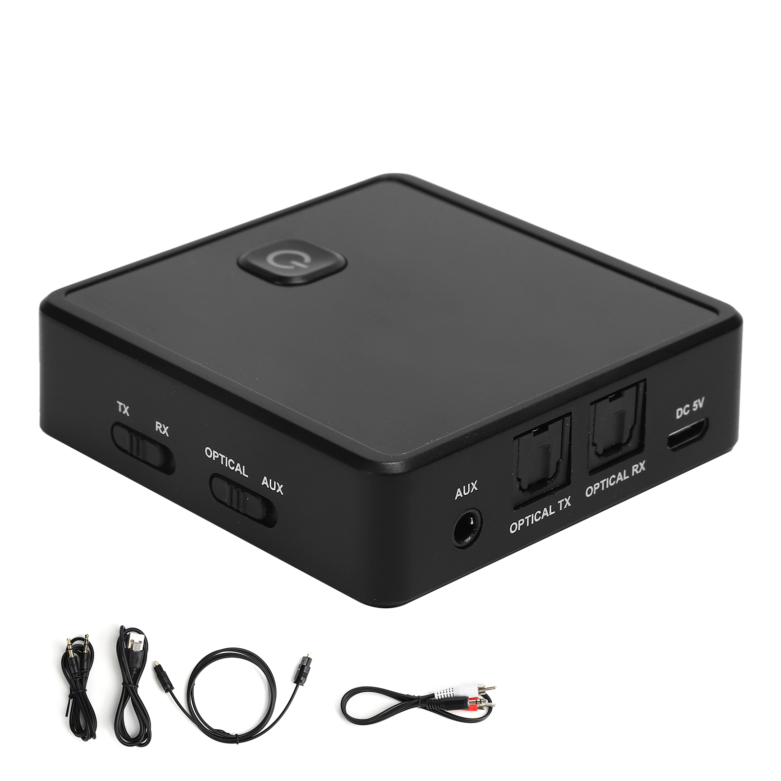 Bluetooth 5.0 Wireless-audioadapter (sender-empfänger) Mit 3,5-mm-aux-eingang Für Pc, Fernseher Und Autolautsprecher