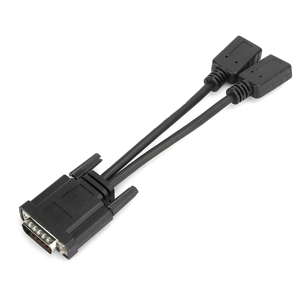 Dms 59-poliger Dual-display-zu-hdmi-kabel-switch/splitter, Vergoldet, Für Laptops Und Pcs D0508