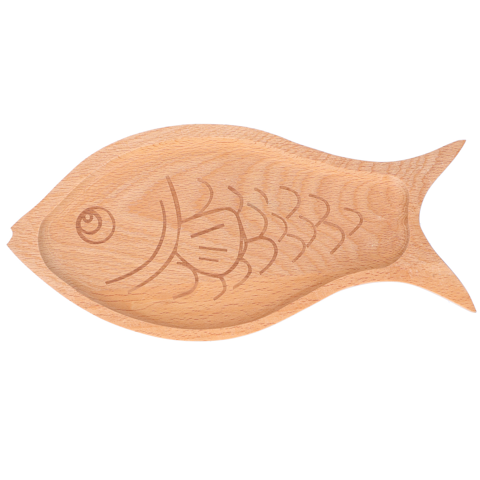 Holztablett In Fischform, Mehrfarbig, Kreativ, Für Obst, Desserts, Tischdekoration, Süßigkeitenschale