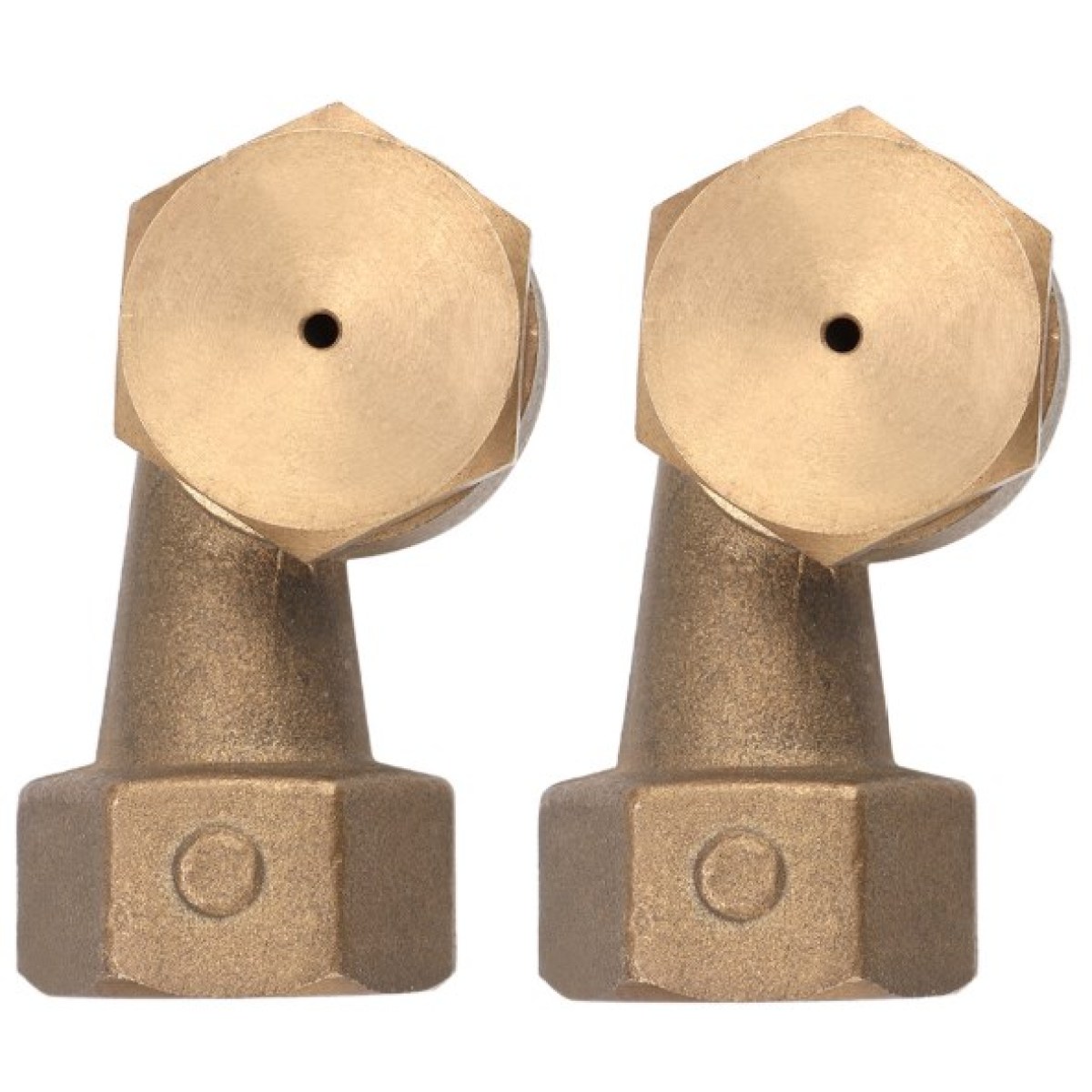 Set Mit 2 Messing-springbrunnendüsen Für Rasensprenger, G1/2"-innengewinde - Set Mit 2 Messing-springbrunnendüsen Für Rasensprenger, G1/2"-innengewinde