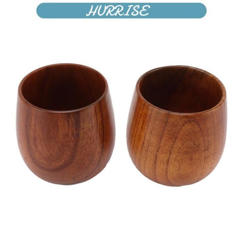Sonew Teetassen Aus Massivholz, Handgefertigte Teetassen Aus Holz, Multifunktional, Sicher, Umweltfreundlich, Für Couchtische, 1 Oder 2 Stück