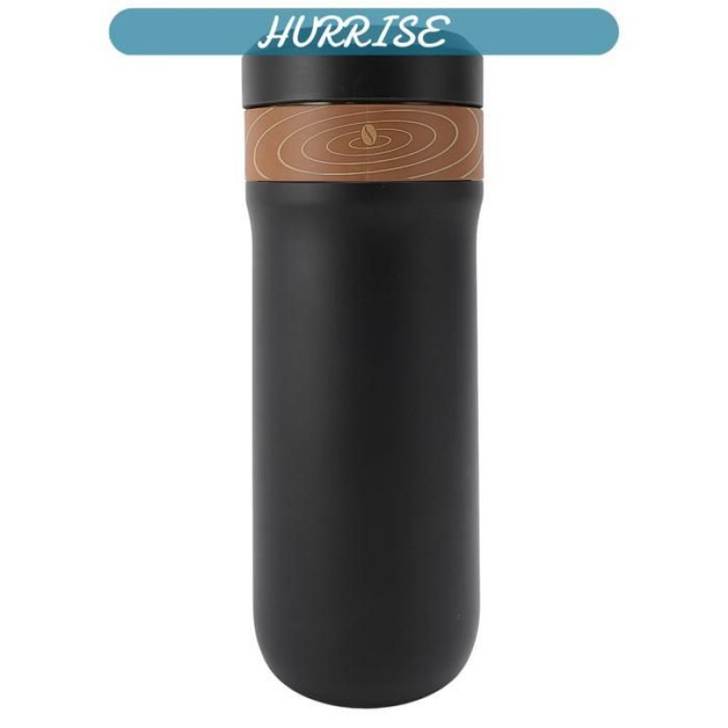 Sonew Isolierter Kaffeebecher, Tragbarer Thermobecher Mit French-press-kaffeefilter Und Siebeinsatz