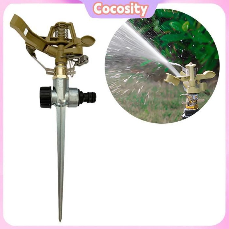 Cocosity Gartensprenger Impulssprenger Auf Erdspieß, Robuster Spielzeug-wassersprenger Mit Armband Und Erdspieß
