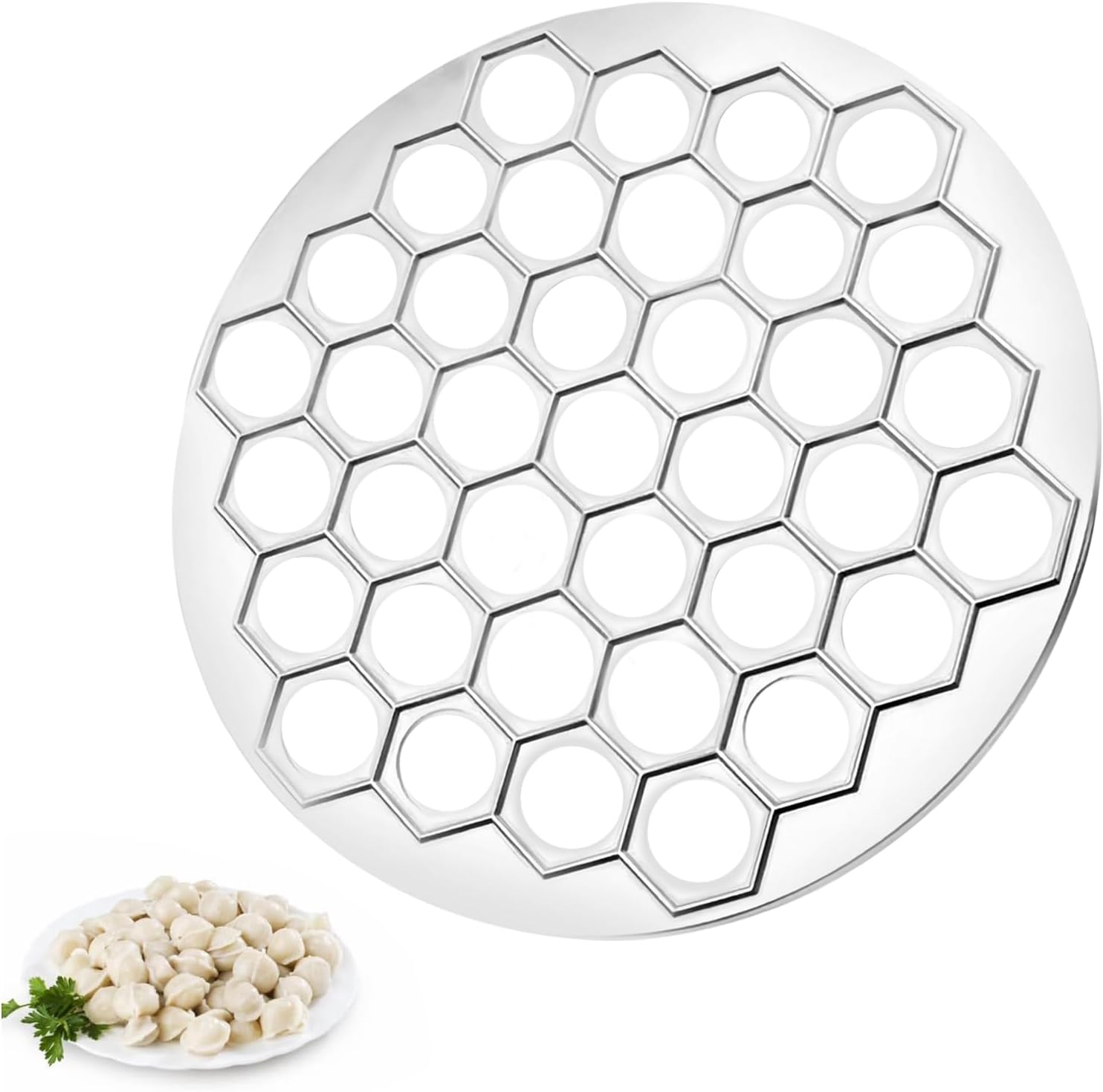 Teigtaschenform – 37 Mulden – Aluminiumlegierung – Nudelpresse – Für Die Küche – 25 X 25 Cm