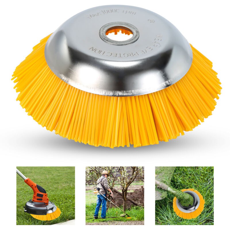 Konische Bürste 25,4 X 200 Mm Für Freischneider, Motorlaufrichtung, Boden- Und Gehwegreinigung