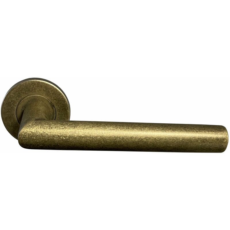 Paar Griffe Aus Edelstahl 304 In „antique Gold“ Mit Rosetten, Ohne Funktionsrosetten