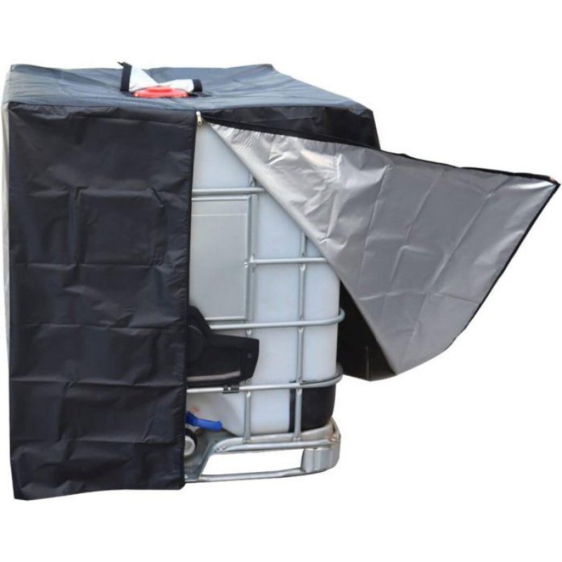 Schutzhülle Für Ibc-container – 1000 L Fassungsvermögen – Abmessungen 120 X 100 X 116 Cm – Uv-schutz – Wasserdicht