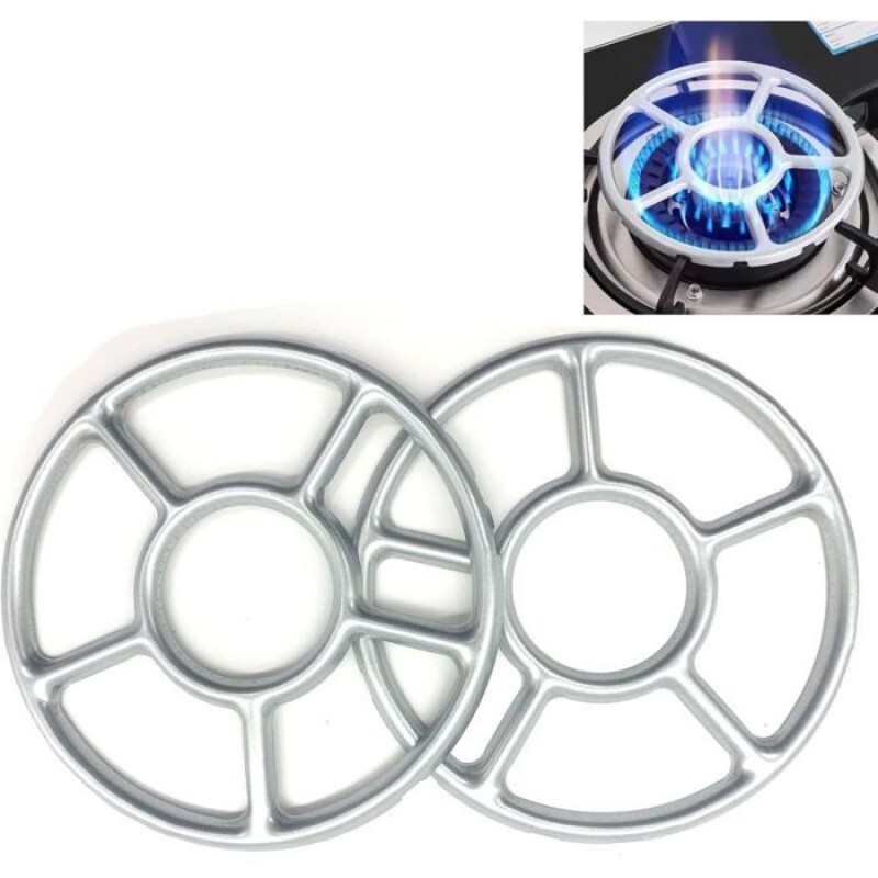 Gasbrenner-reduzierstück Für Herde – ® – 2 Stück – Wok-halterung – Gasring – 15,5 Cm – Rutschfest – Universell