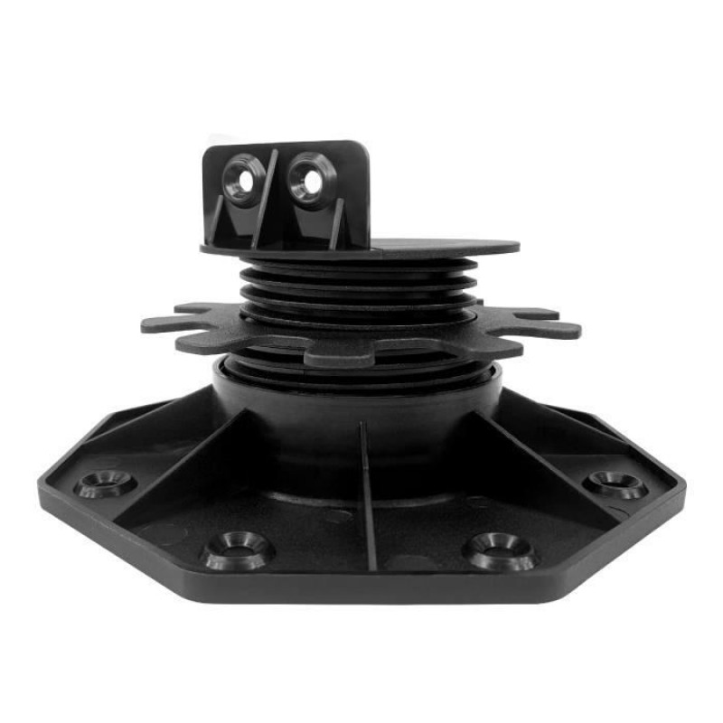 Set Mit 10 Universellen, Höhenverstellbaren Terrassenfüßen Für Balken Und Platten, Verstellbar Von 30 Bis 60 Mm