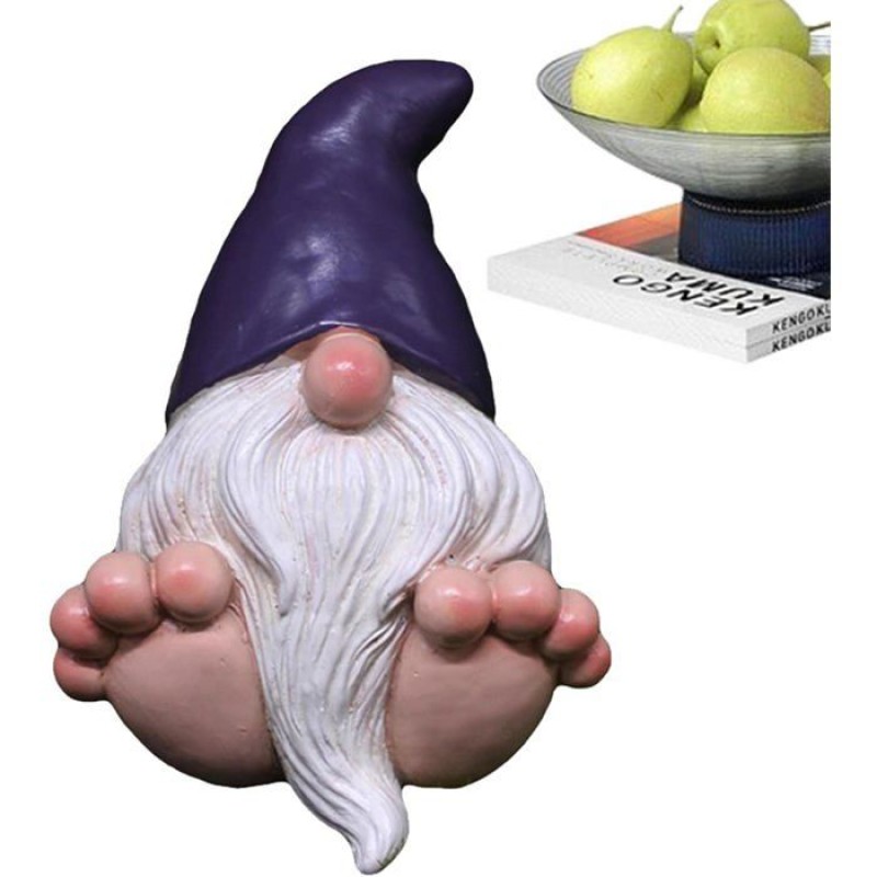 Gartenzwerg Aus Kunstharz, Dekoratives Ornament Für Zuhause Und Tablett