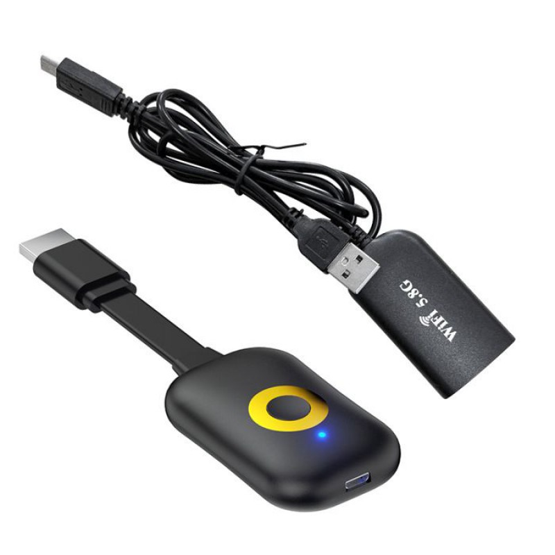 4k Wireless Hdmi Adapter Mit 2,4g/5g Wlan, Bildschirm-dongle Für Android- Und Ios-smartphones